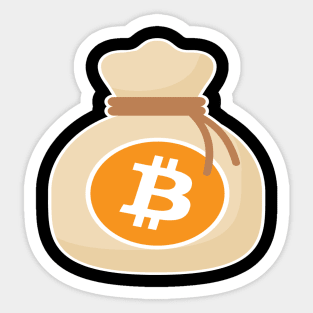 Bitcoin Money Bag Sticker